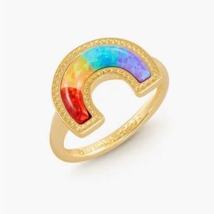 Kendra Scott Rainbow band ring in primary mix